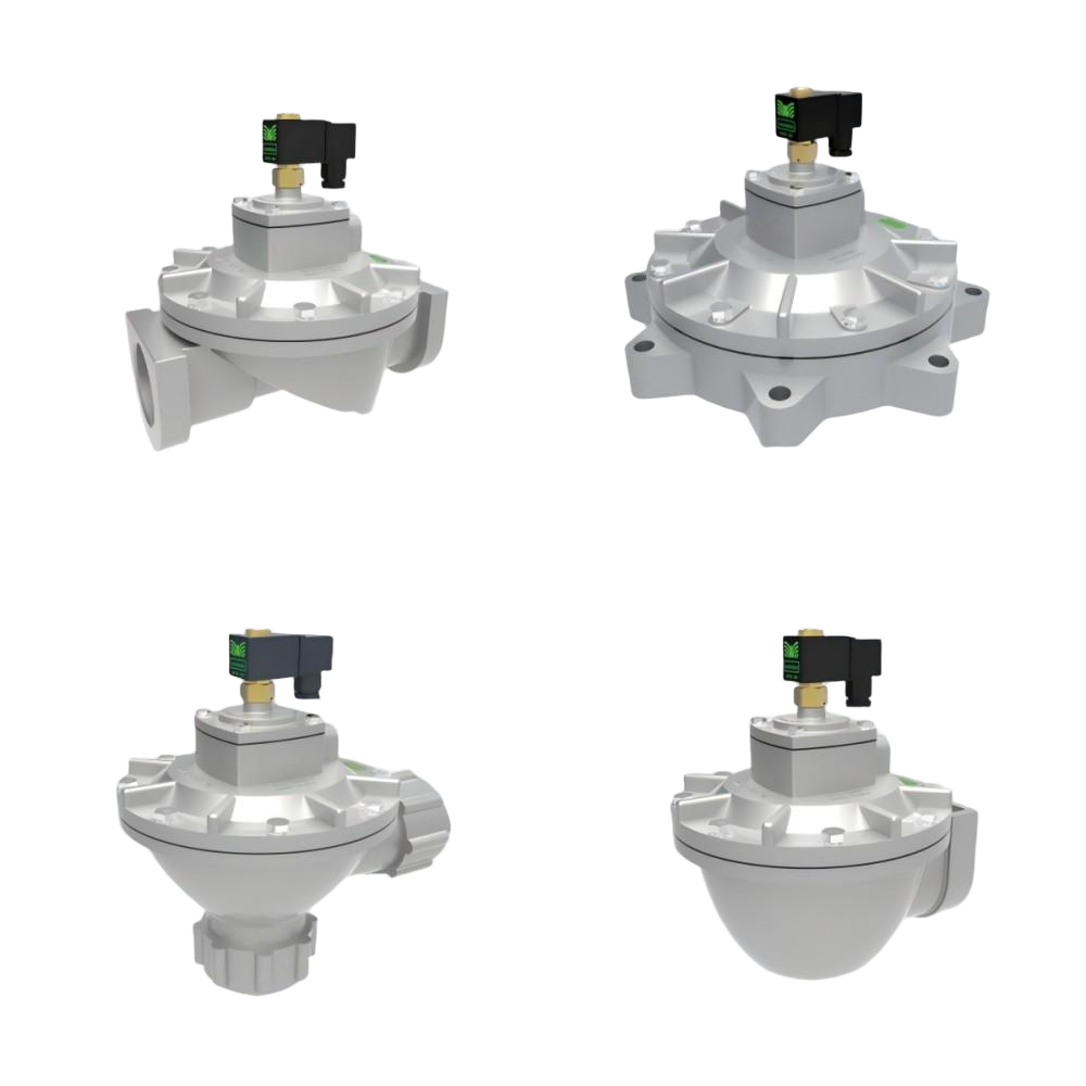 Electromagnetic pulse valve series